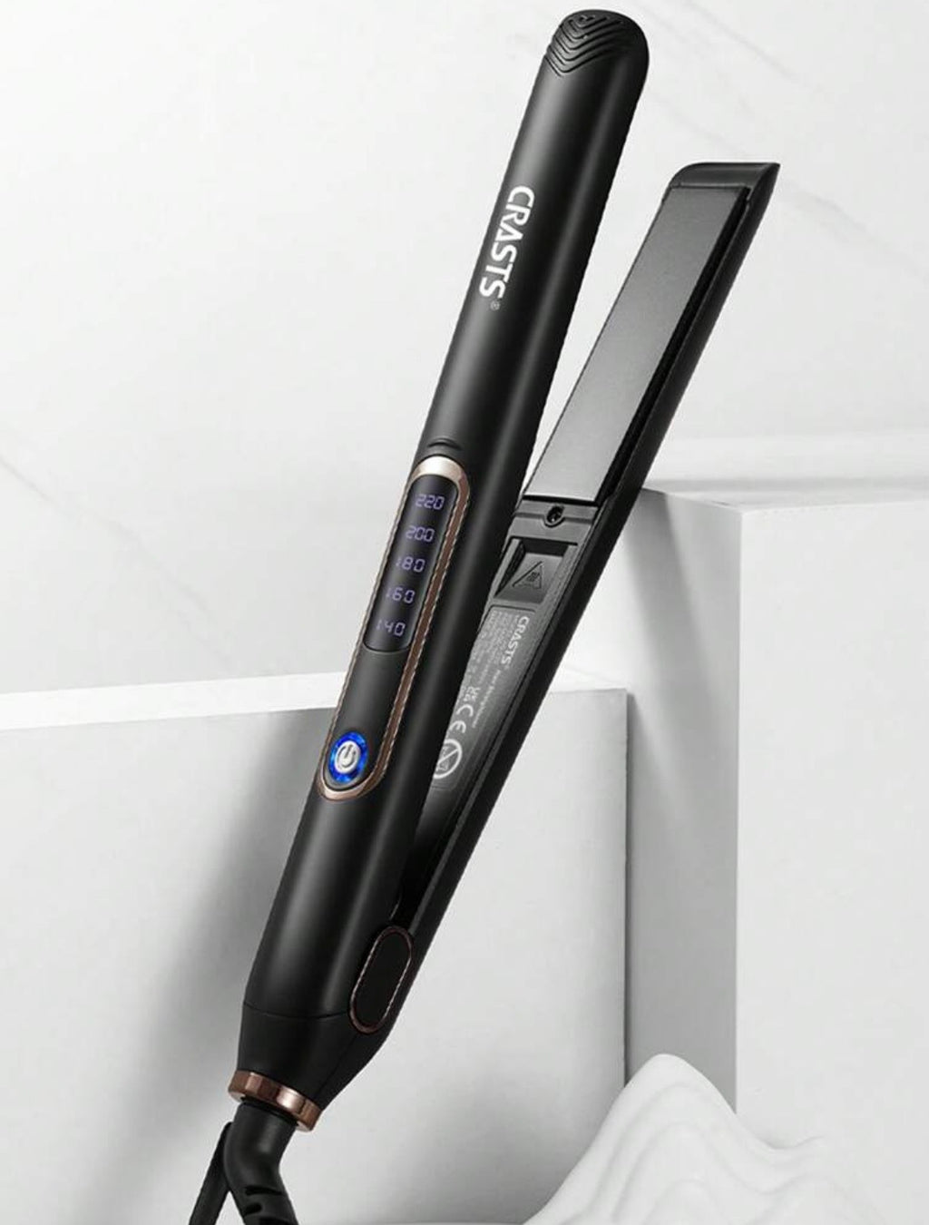 CRASTS Rapid heating titanium alloy flat iron hair straightener