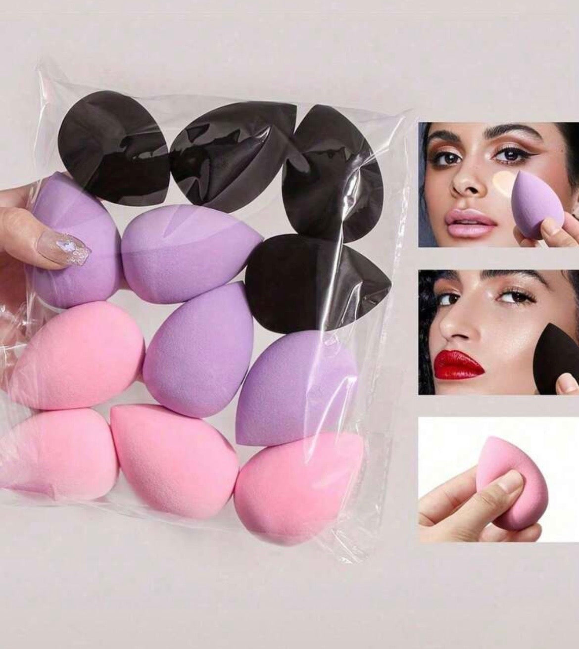 12pcs make up sponges,latex free and for all skin types