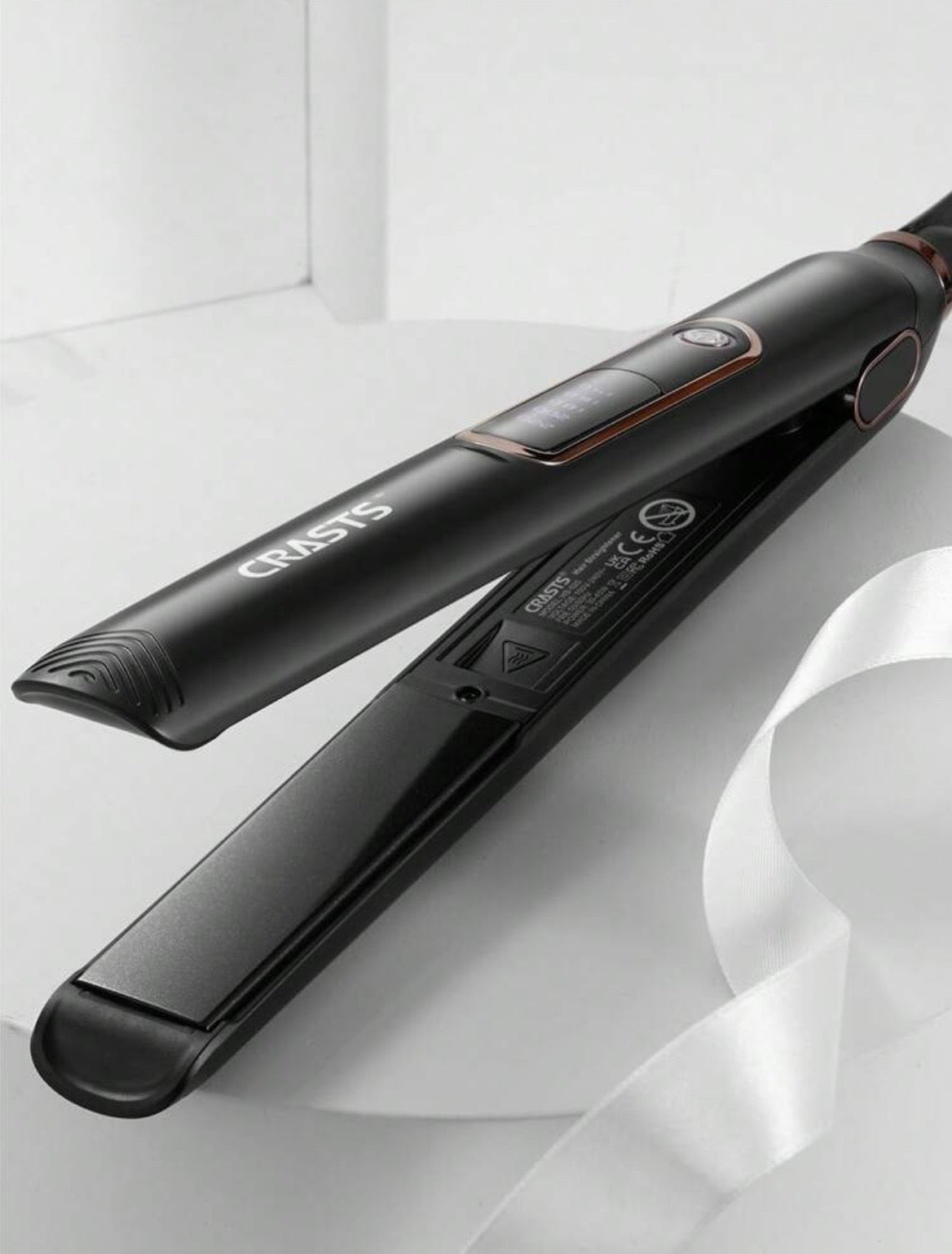 CRASTS Rapid heating titanium alloy flat iron hair straightener