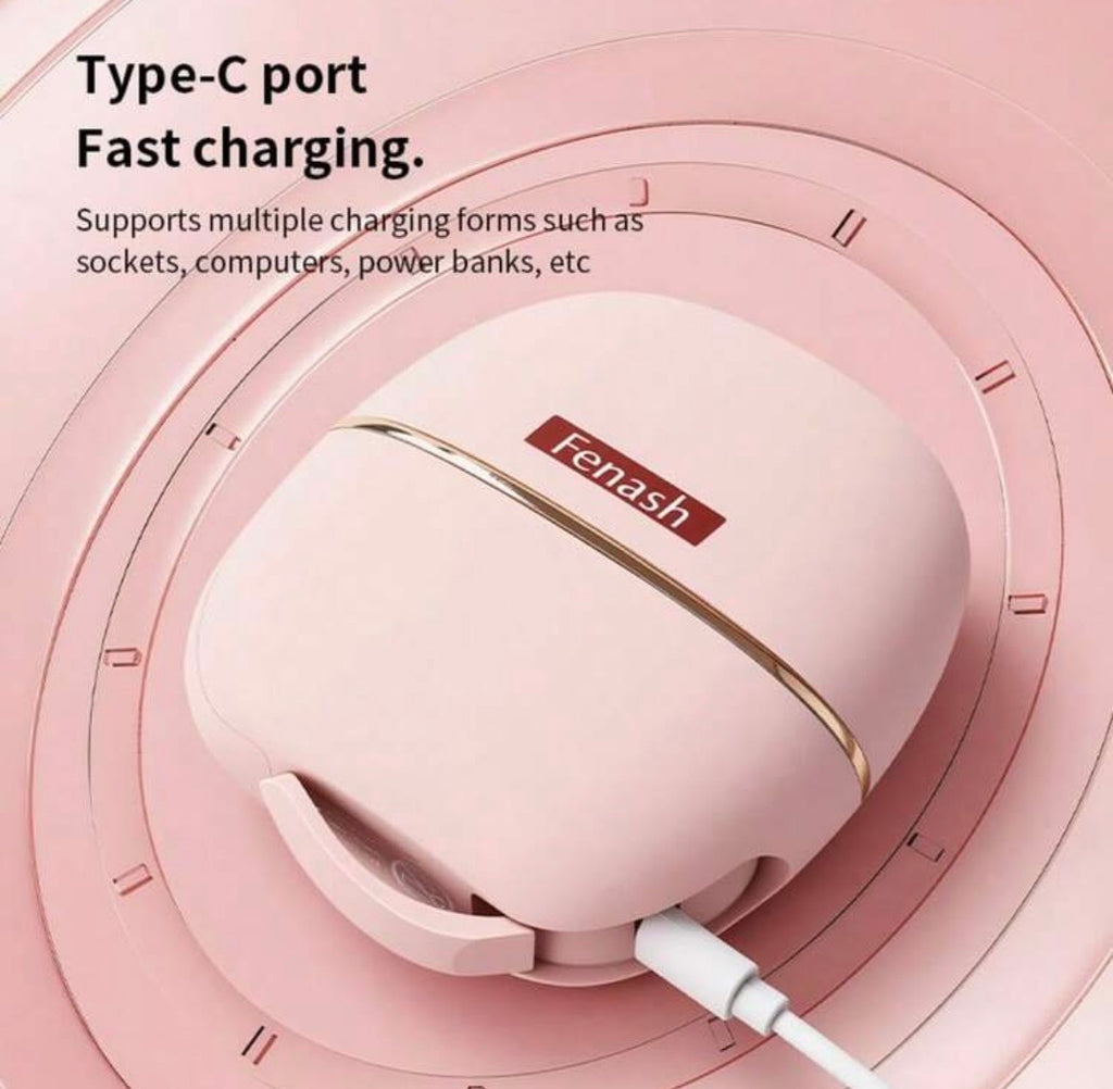 Rechargeable mini portable hair straightener