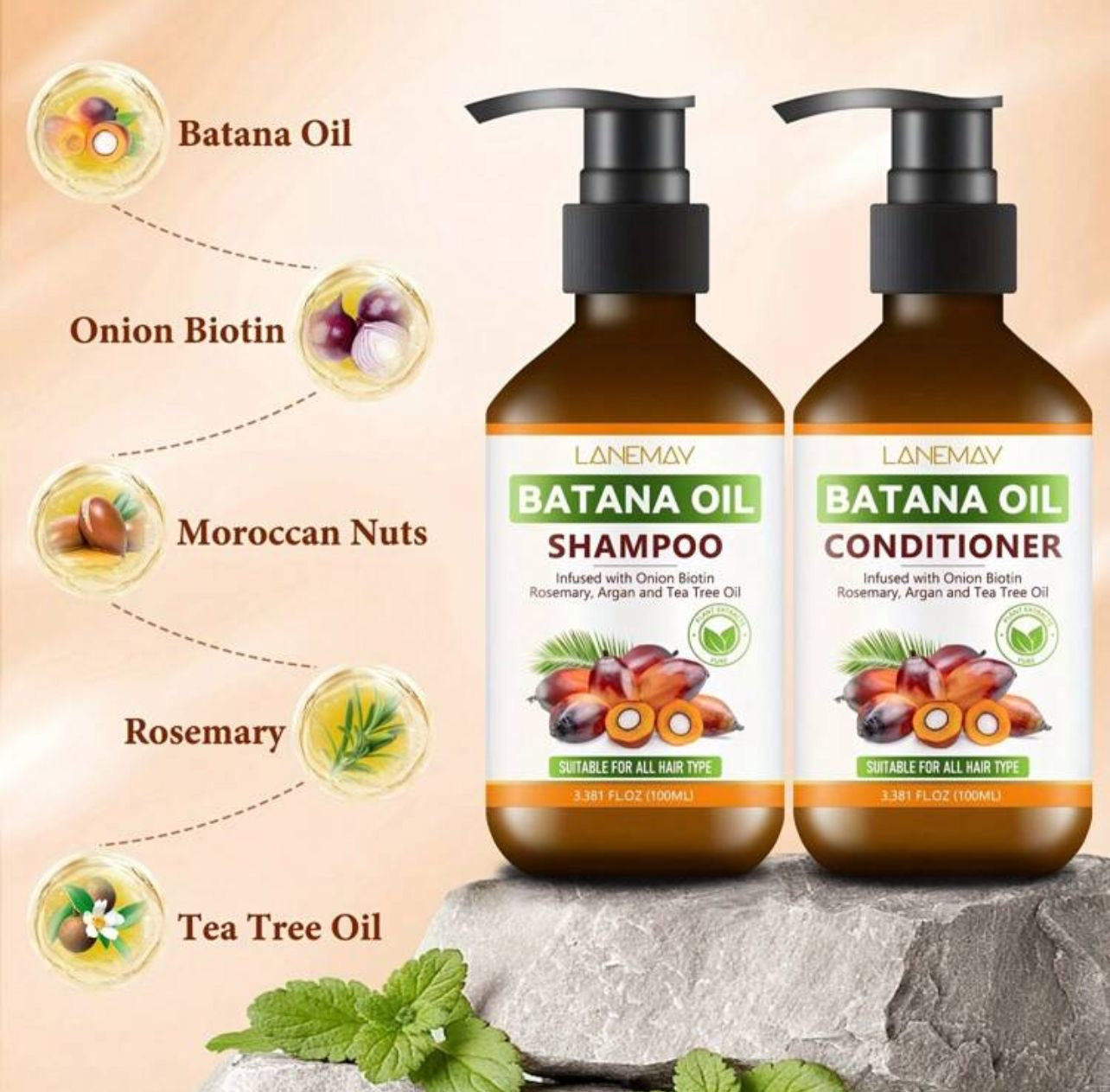 BATANA OIL - Shampoo & Conditioner