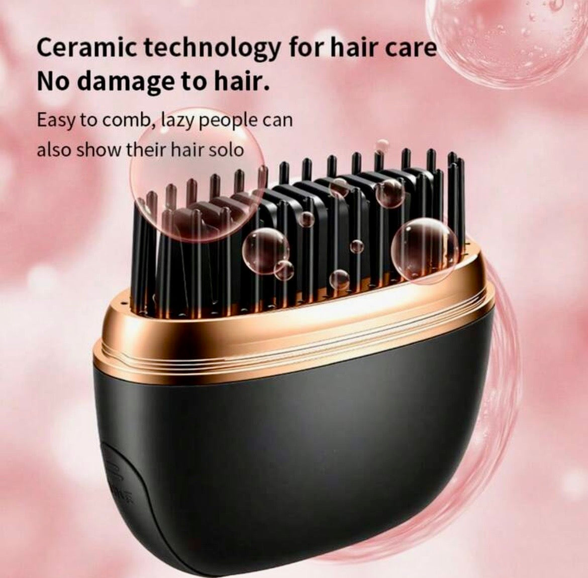 Rechargeable mini portable hair straightener