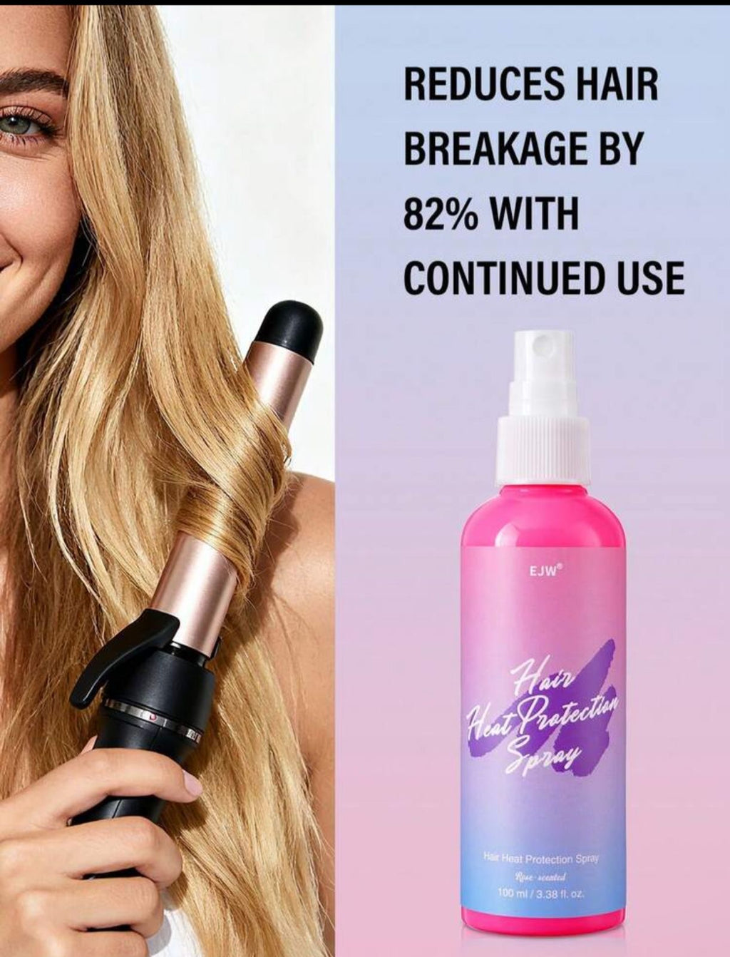 Heat protection hair spray
