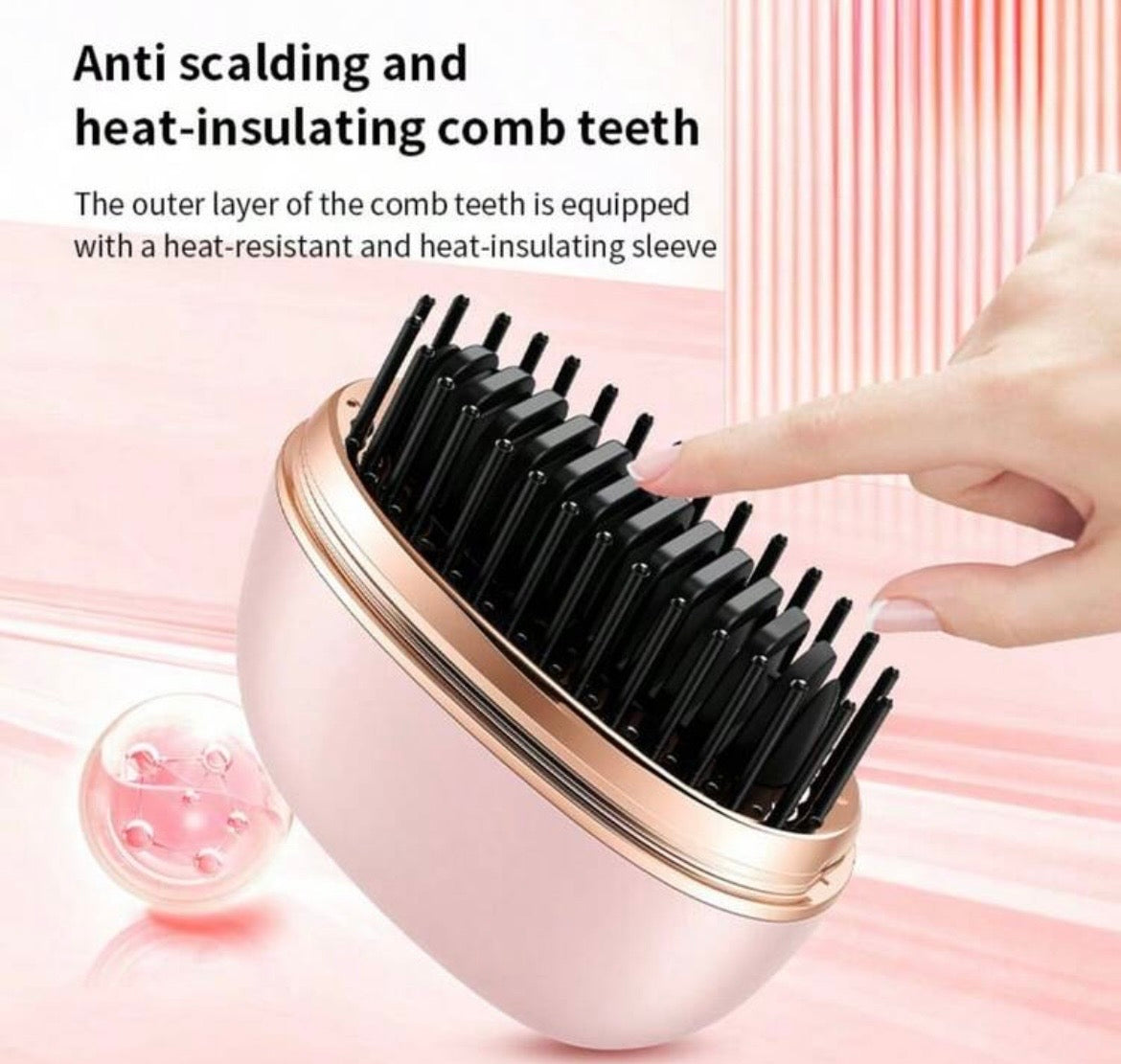 Rechargeable mini portable hair straightener