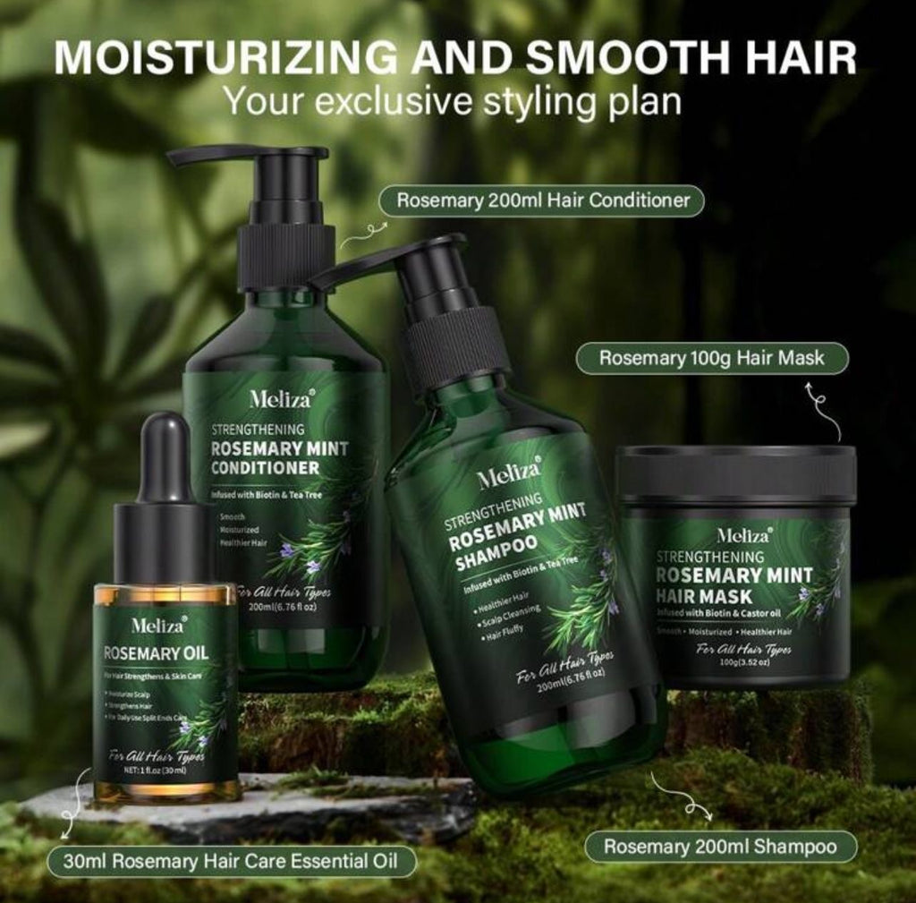 STRENGTHENING Rosemary mint-Hair care set