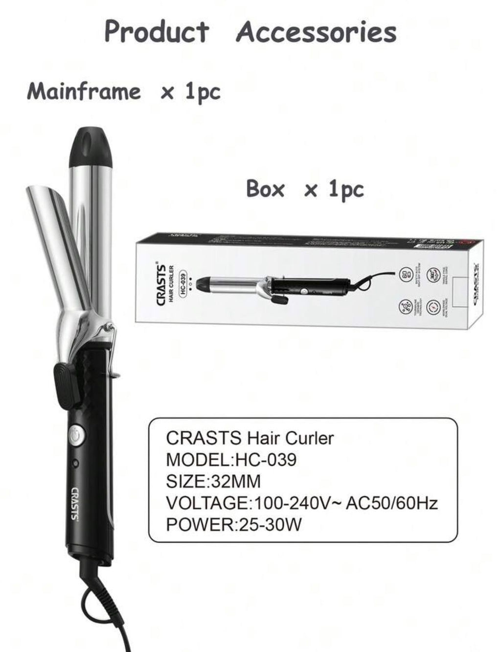 CRASTS hair curler
