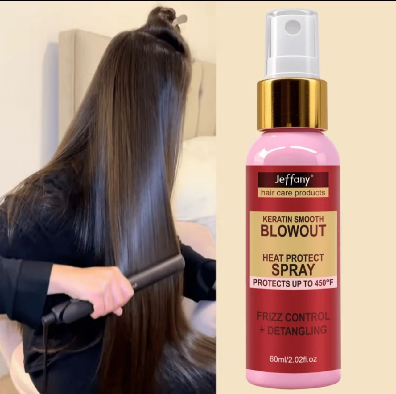 Keratin blowout HEAT PROTECTION spray