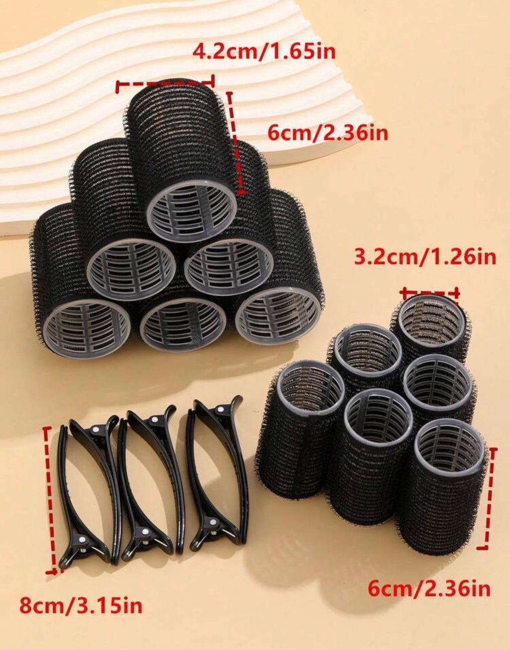 Hair Rollers With Clips